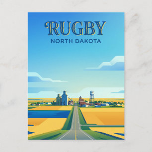 Carte Postale Rugby USA