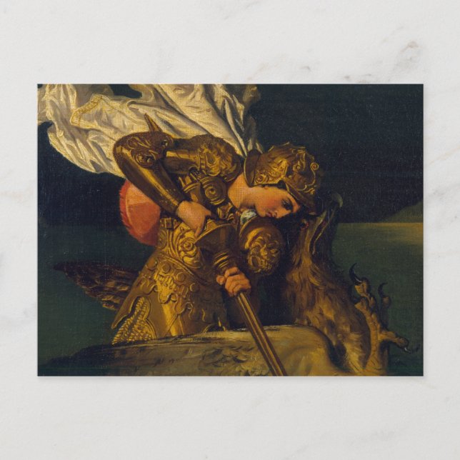 Carte Postale Ruggiero Secourir Angelica (Devant)