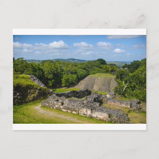 Carte Postale Ruine maya de Xunantunich au Belize (Devant)