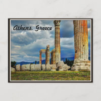 Ruines antiques à Athènes Grèce