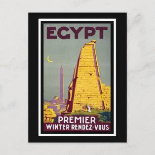 Carte Postale Ruines Antiques de l'Égypte Voyage