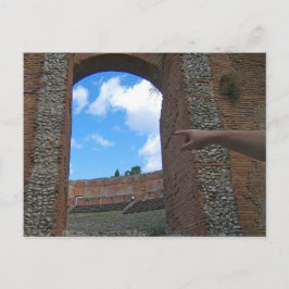 Carte Postale Ruines antiques Taormina, Sicile