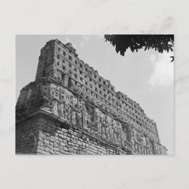 Carte Postale Ruines antiques : Temple 33 de Yaxchilan (Devant)