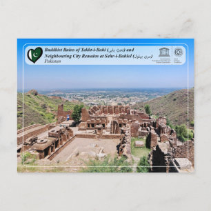 Carte Postale Ruines bouddhistes de Takht-i-Bahi et Sahr-i-Bahlo