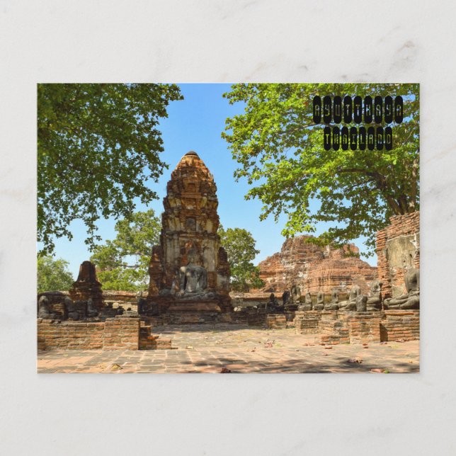 Carte Postale Ruines d'Ayutthaya (Devant)