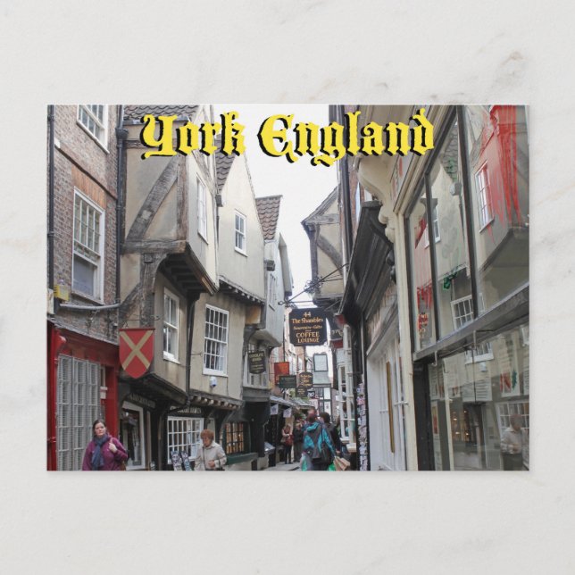 Carte Postale Ruines d'York (Devant)