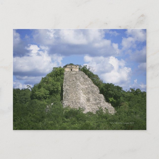 Carte Postale Ruines mayas de Coba, péninsule du Yucatan, Mexiqu (Devant)