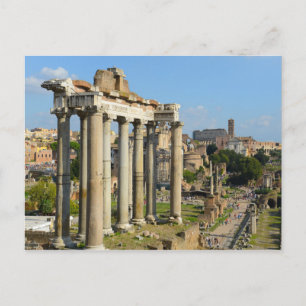 Carte Postale Ruines romaines à Rome Italie