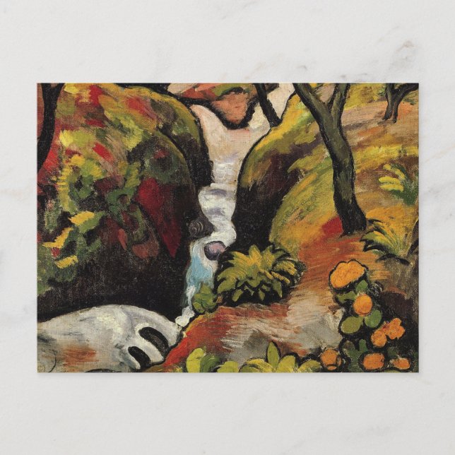 Carte Postale Ruisseau forestier par August Macke Expressionisme (Devant)