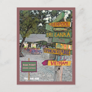 CARTE POSTALE RUM POINT, ÎLES GRAND CAYMAN