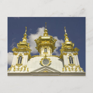 Carte Postale Russie. Petrodvorets. Palais Peterhof. Pierre le 4