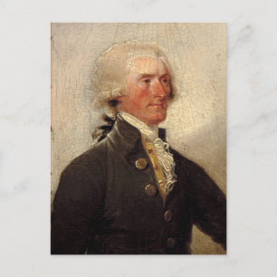 Carte Postale Rustique Thomas Jefferson Peinture