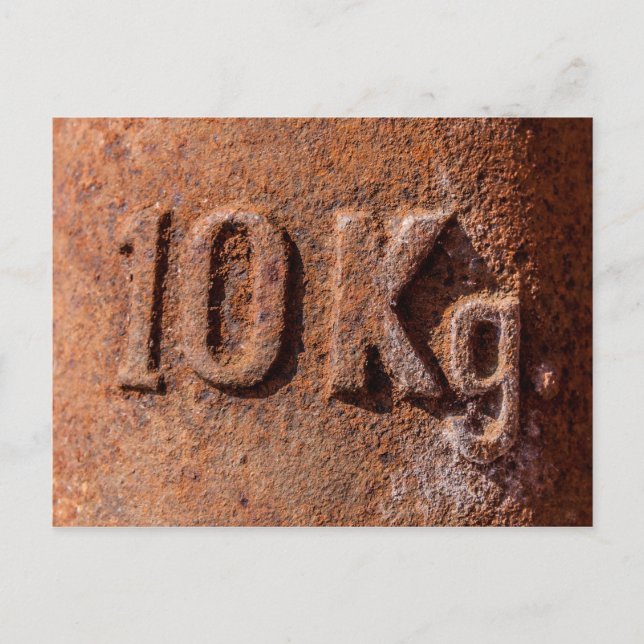 Carte Postale Rusty 10 kg (Devant)