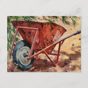 Carte Postale Rusty Wheelbarrow 2009