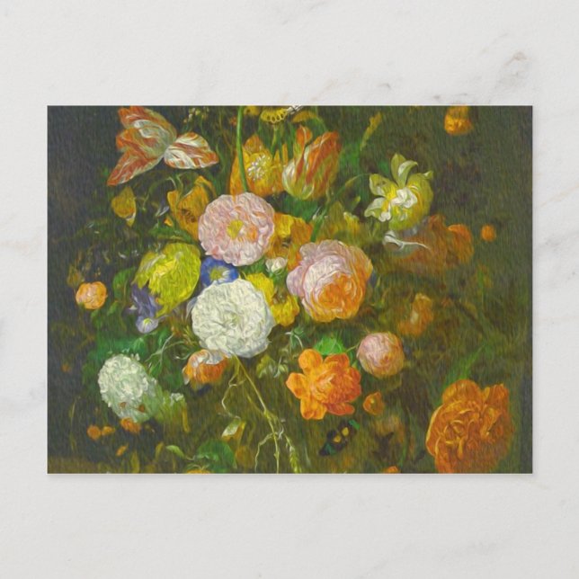 Carte Postale Ruysch, Rachel Blumenstrauß (Devant)