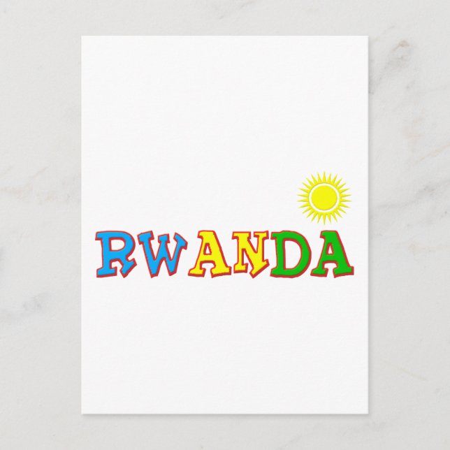Carte Postale Rwanda Goodies (Devant)