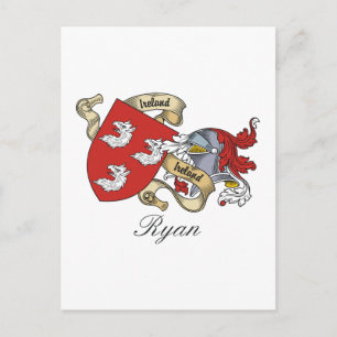 Carte Postale Ryan Family Crest