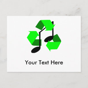 Carte Postale Rythme favori de la chanson