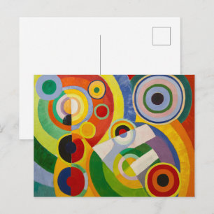 Carte Postale Rythme, Joie de Vivre Robert Delaunay