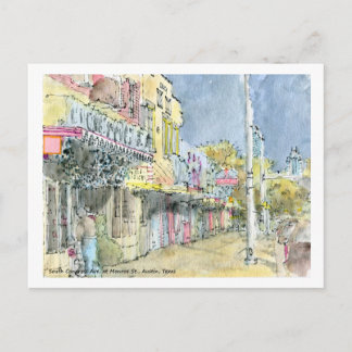 Carte Postale S. Congrès Ave. à Monroe St., Austin, Texas