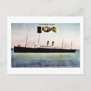 Carte Postale S.S. Celtic (White Star Line) 20 904 Tonnes