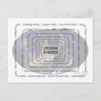Carte postale S+Words Life Giving
