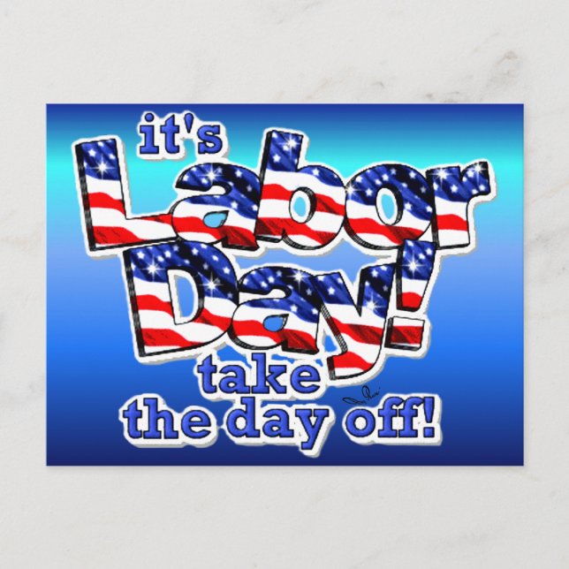 Carte Postale Sa Fête du Travail (Devant)