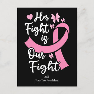 Carte Postale Sa Lutte Est Notre Famille De Cancer Combattre Ave