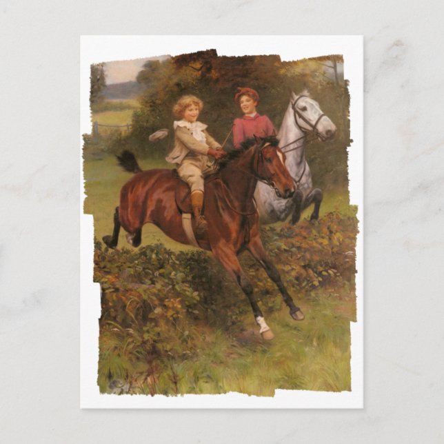 Carte Postale Sa première clôture (Devant)