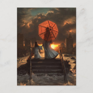 Carte Postale Sa silhouette silencieuse