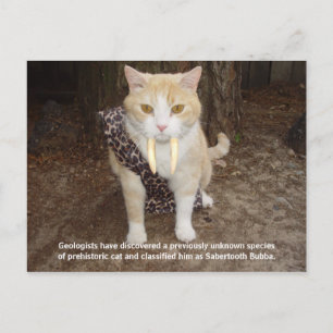 Carte Postale Sabertooth Bubba