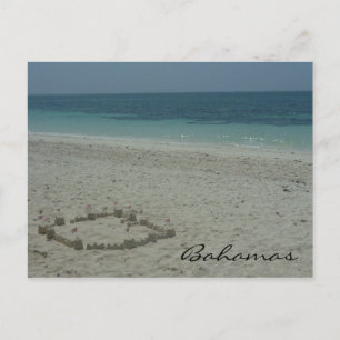 Carte Postale sable de bahamas