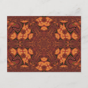 CARTE POSTALE SABLE TRIBAL 12