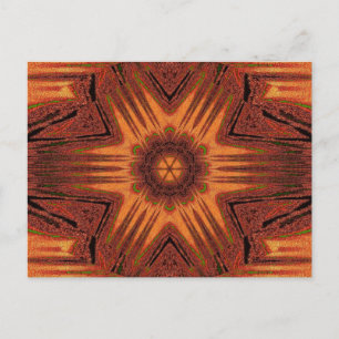 CARTE POSTALE SABLE TRIBAL 36