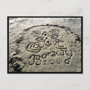 Carte Postale sables de Boracay