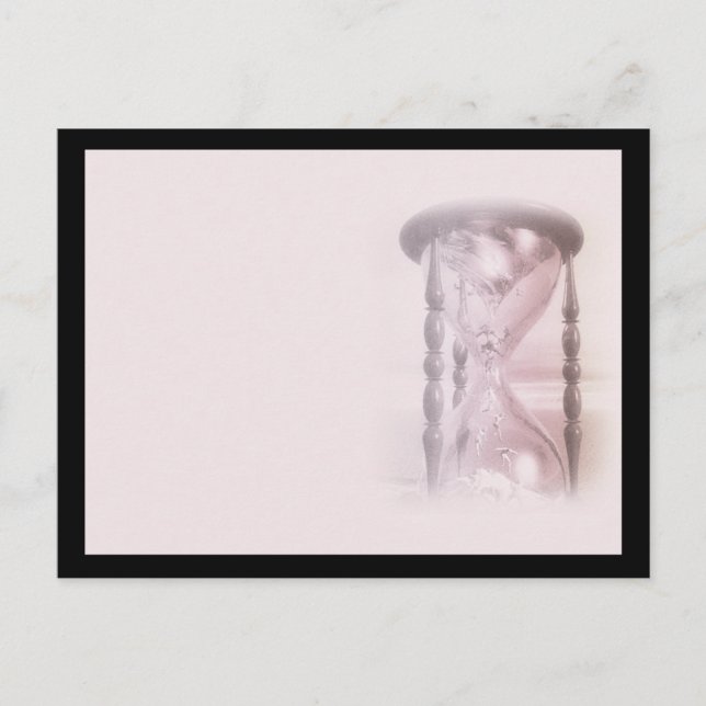 Carte Postale sablier (Devant)