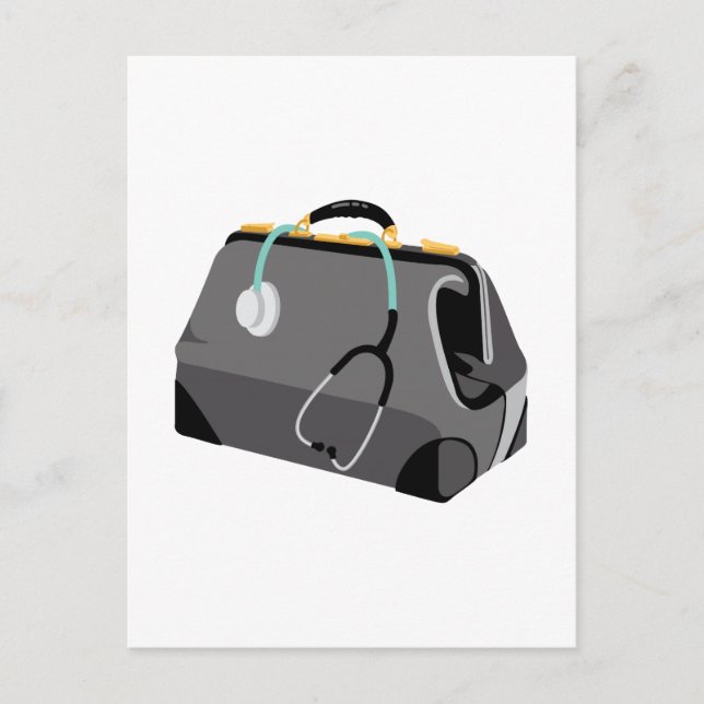 Carte Postale Sac aux médecins (Devant)