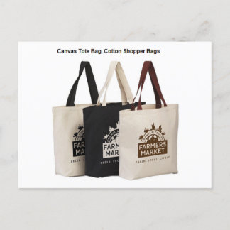 Carte Postale Sac, Sac fourre-tout en toile, Sac d'alimentation