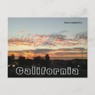 Carte Postale Sacramento California - Trafic en soirée