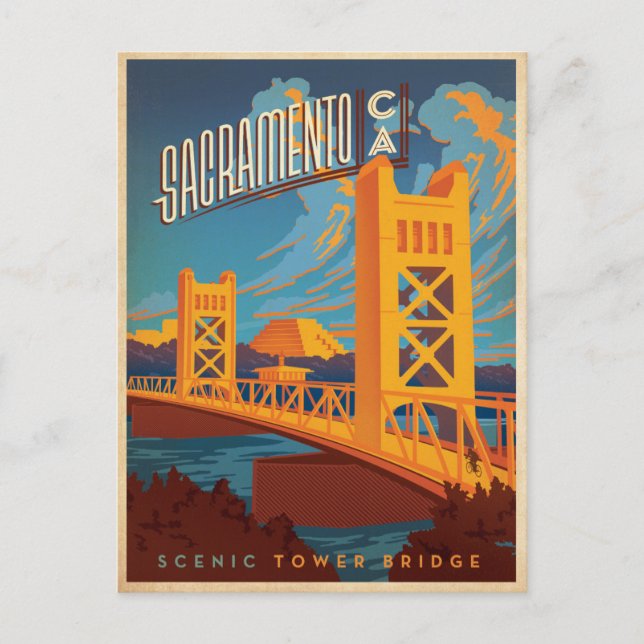 Carte Postale Sacramento, Californie (Devant)