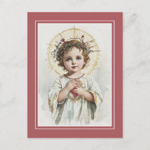 Carte Postale Sacré Coeur de Jésus, Catholique, Miséricorde Divi