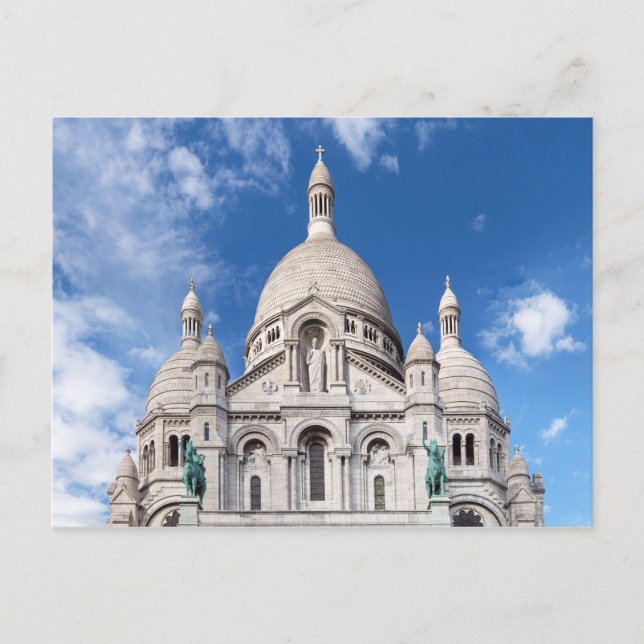Carte Postale Sacré Coeur sur Montmartre - Paris, France (Devant)