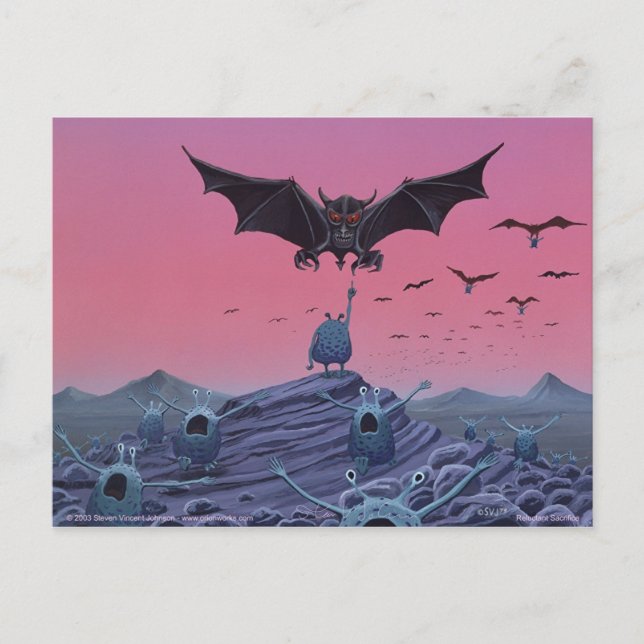 Carte Postale Sacrifice de relais (Devant)