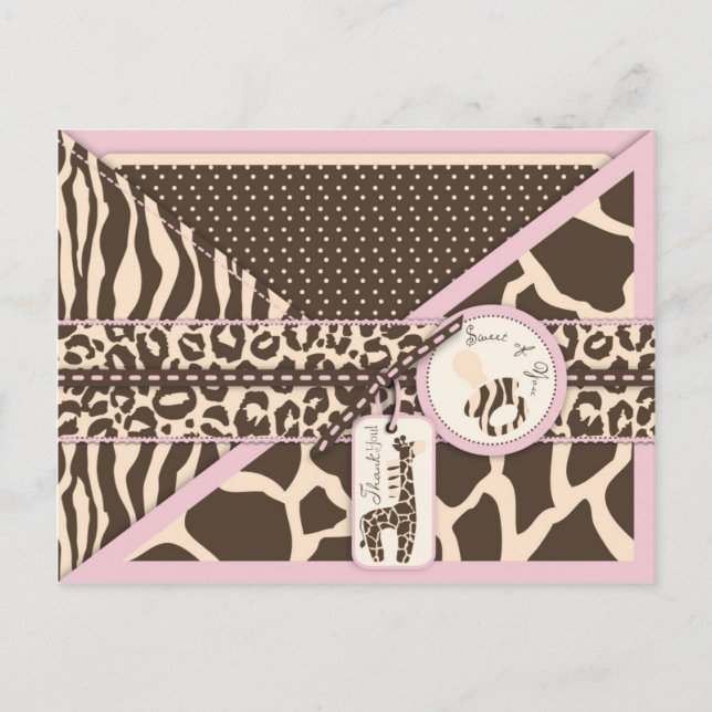 Carte postale Safari Girl TY (Devant)