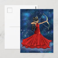 Sagittarius Female Goddess Illustration de mode