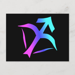 Carte postale Sagittarius Zodiac