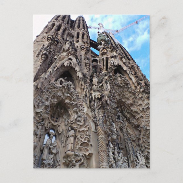 Carte Postale Sagrada Familia, Façade de la Nativité - Barcelone (Devant)