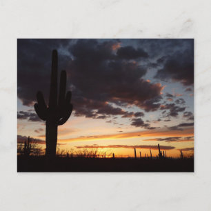 Carte Postale Saguaro Sunset III Arizona Desert Paysage