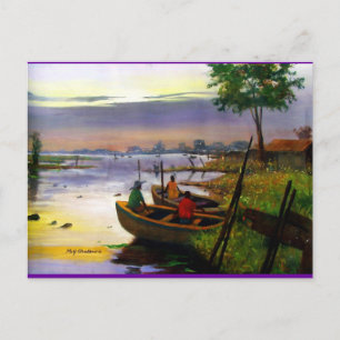 CARTE POSTALE    SAILINGBY MOJISOLA A GBADAMOSI OKUBULE