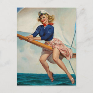 Carte Postale Sailor Spirit Pin Up